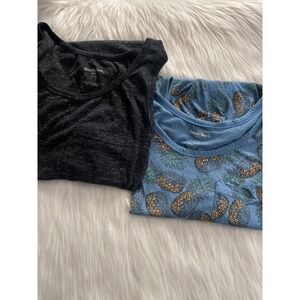 Goodfellow & Co Tank Top Bundle Men's Size Large Black & Blue Block Pocket Used